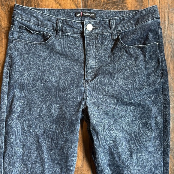 Lee classic jeans with swirl pattern size 14 (B9) - Picture 2 of 7